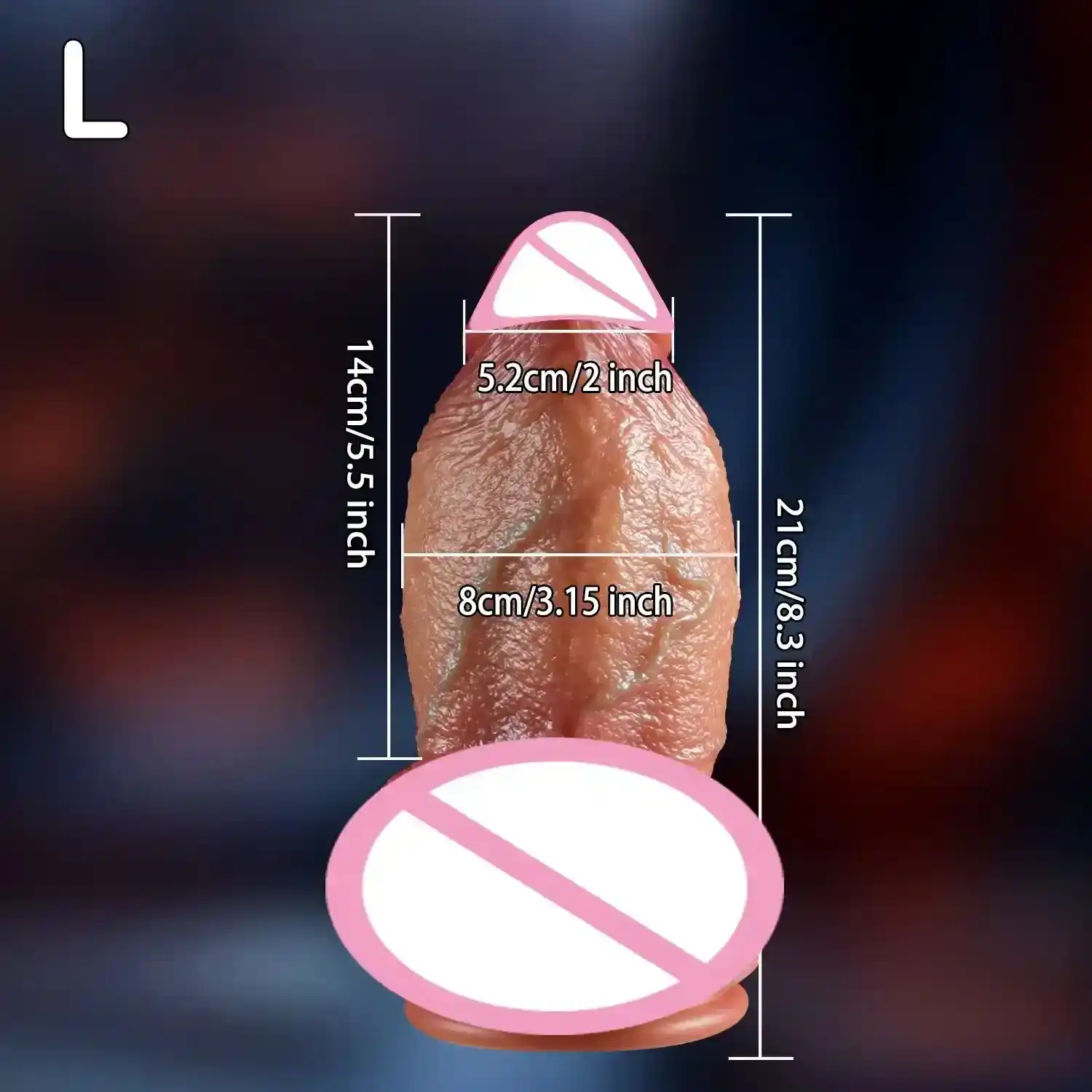 juguete sexual anal realista de silicona
