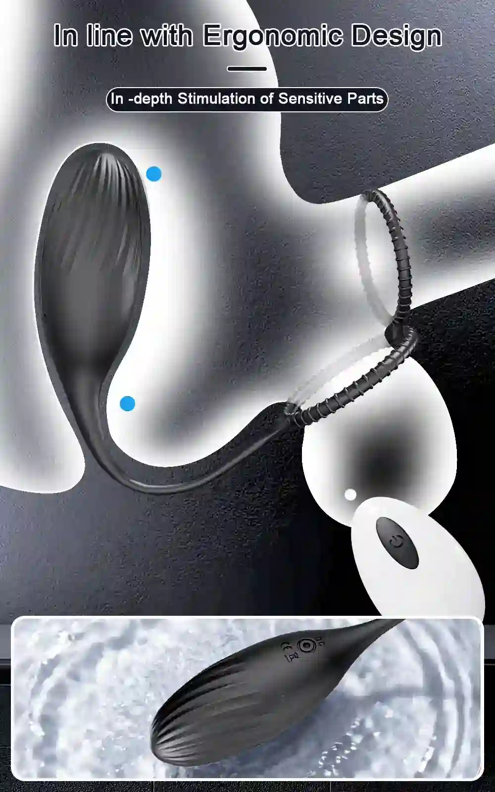 juguete sexual anal vibratorio prostata