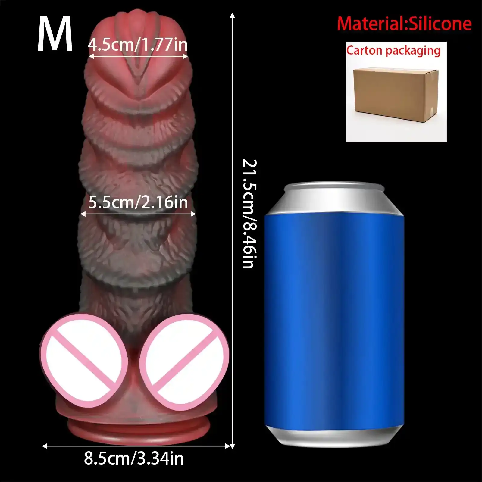 juguete sexual con forma falica grande