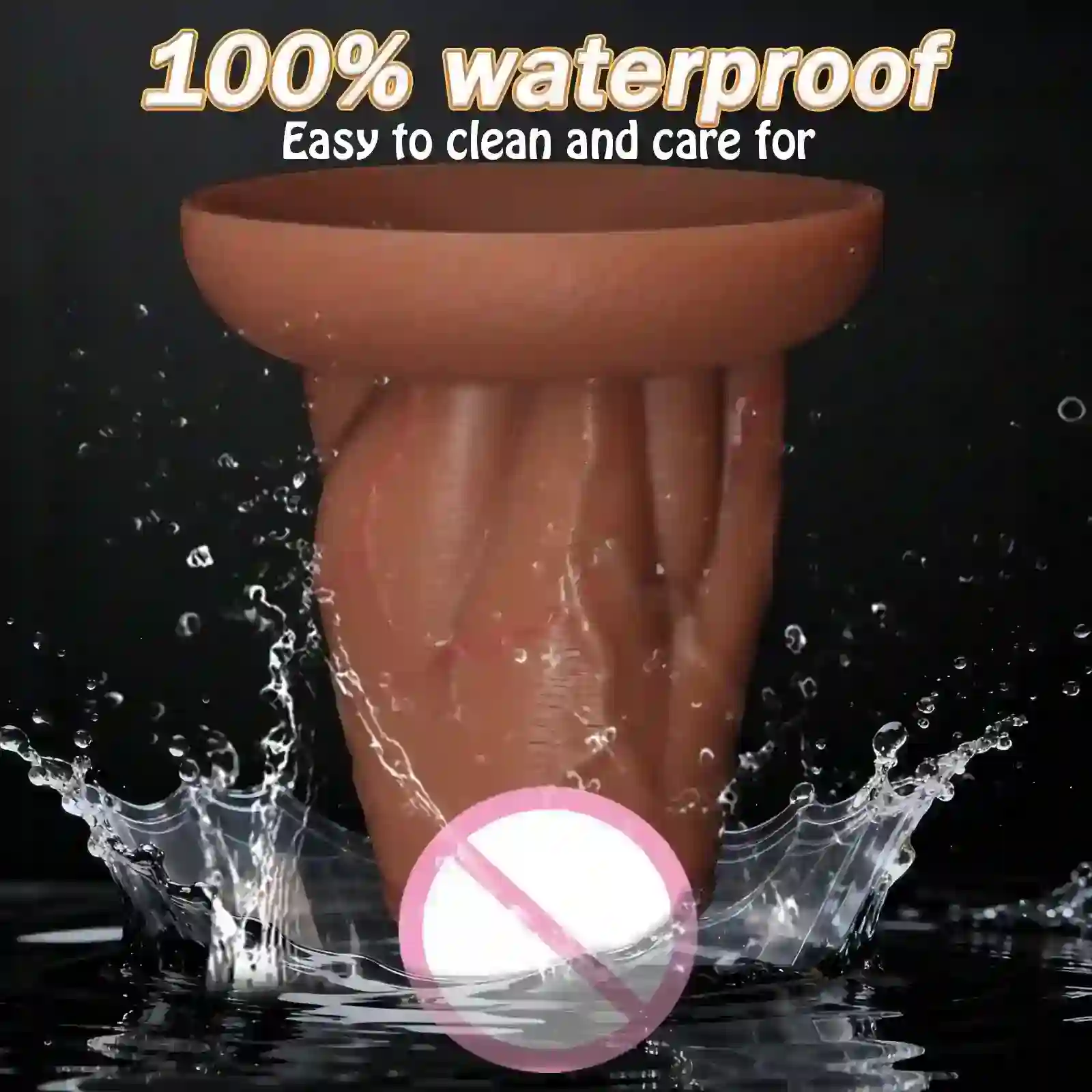 juguete sexual con textura realista