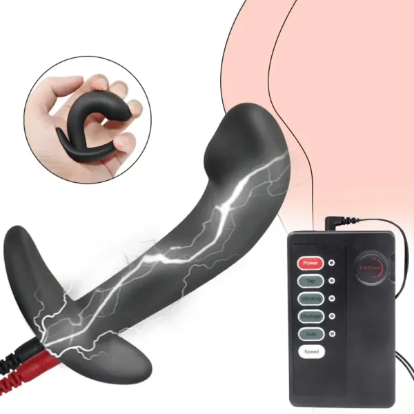 juguete sexual eléctrico para estimulación prostática