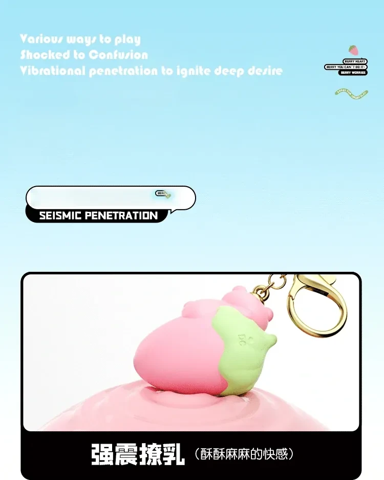 juguete sexual fresa silencioso impermeable