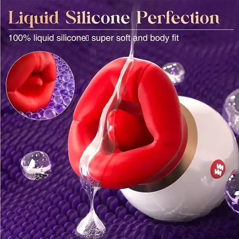 juguete sexual lengua rotatoria impermeable