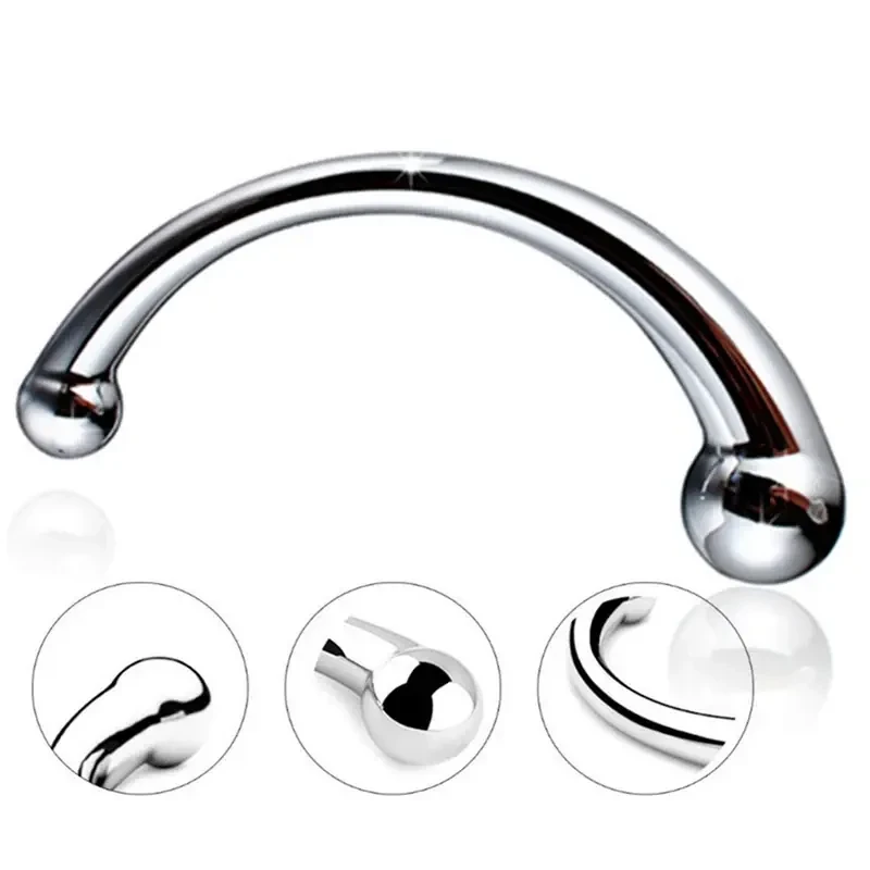 juguete sexual masculino acero inoxidable largo