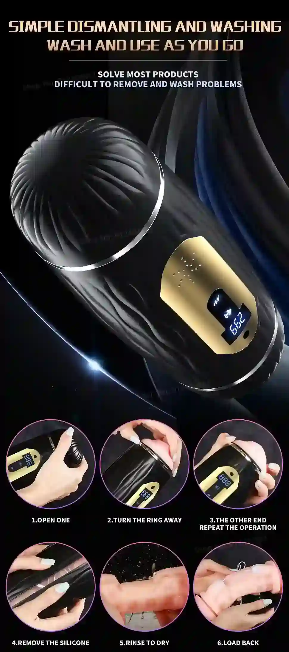 juguete sexual masculino con vibracion inteligente