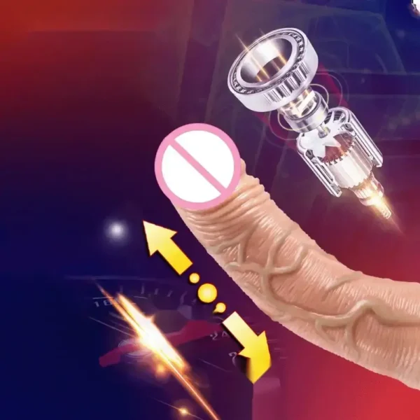 juguete sexual realista con control remoto