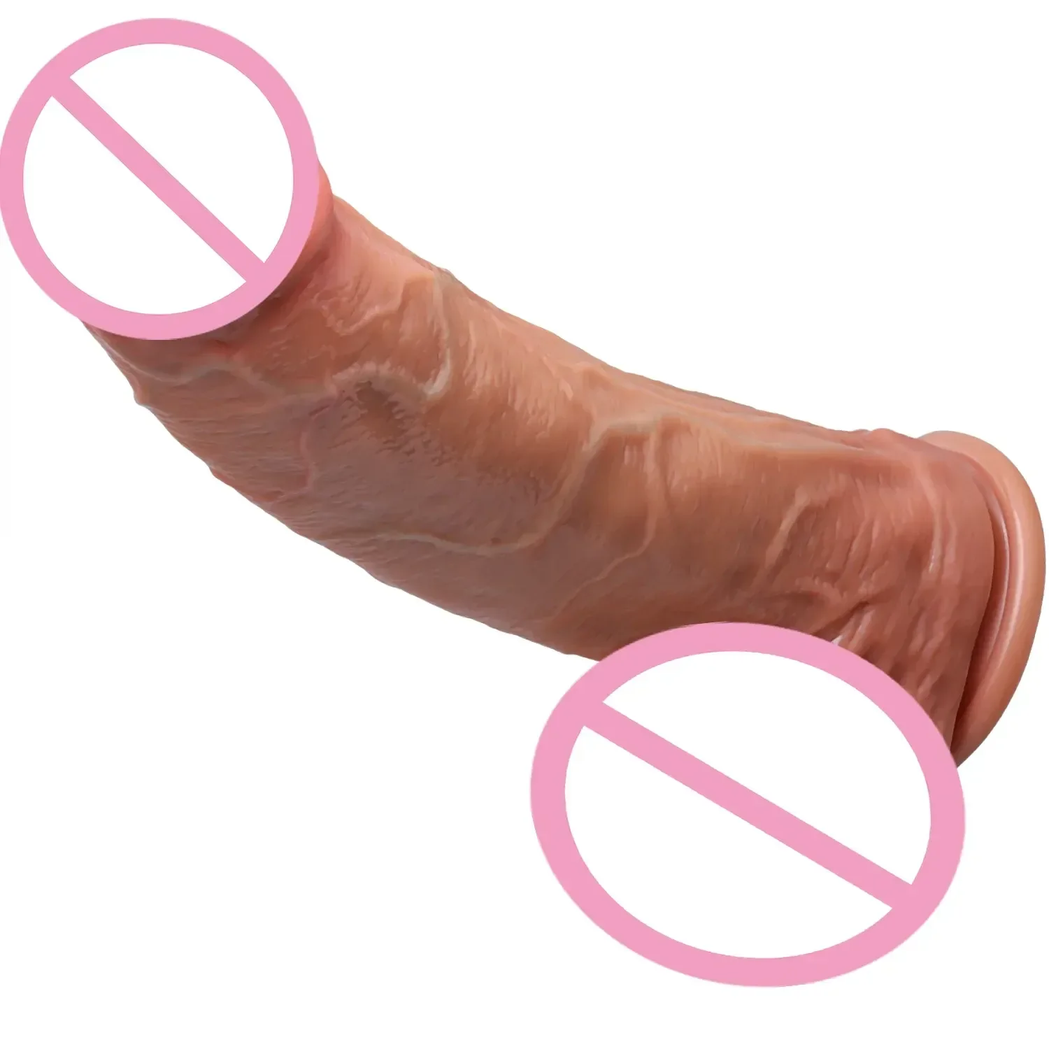 juguete sexual realista con prepucio