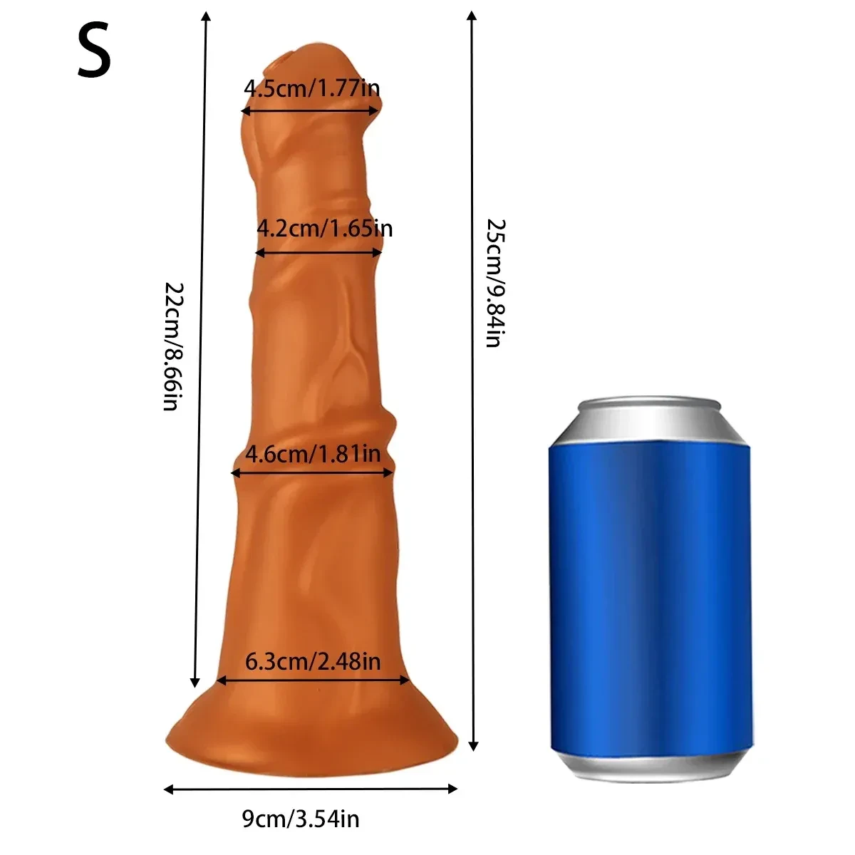 juguete sexual realista con textura animal