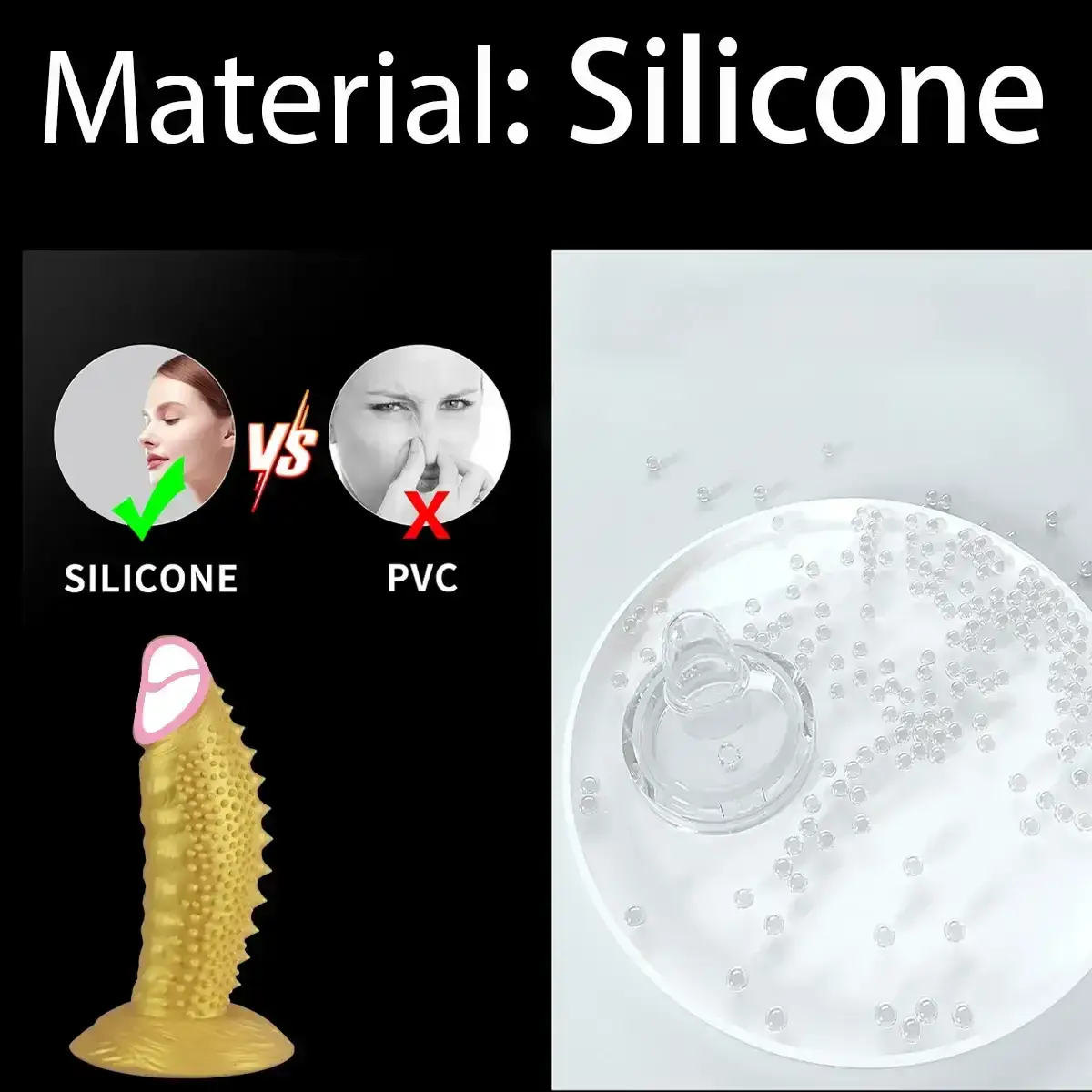 juguete sexual realista con ventosa 3