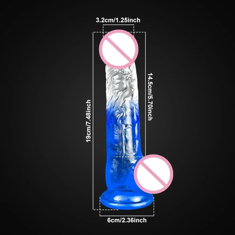 juguete sexual realista con ventosa ergonómico