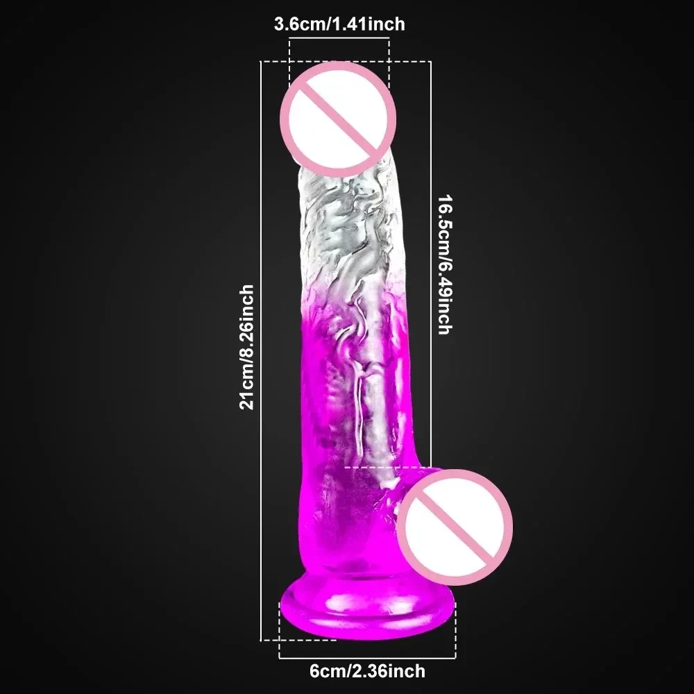 juguete sexual realista con ventosa grande
