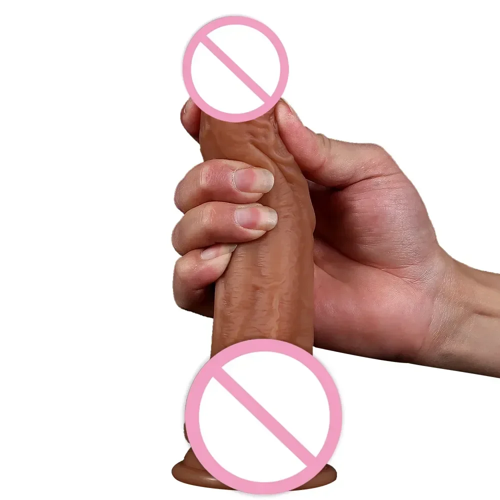 juguete sexual realista grande con ventosa