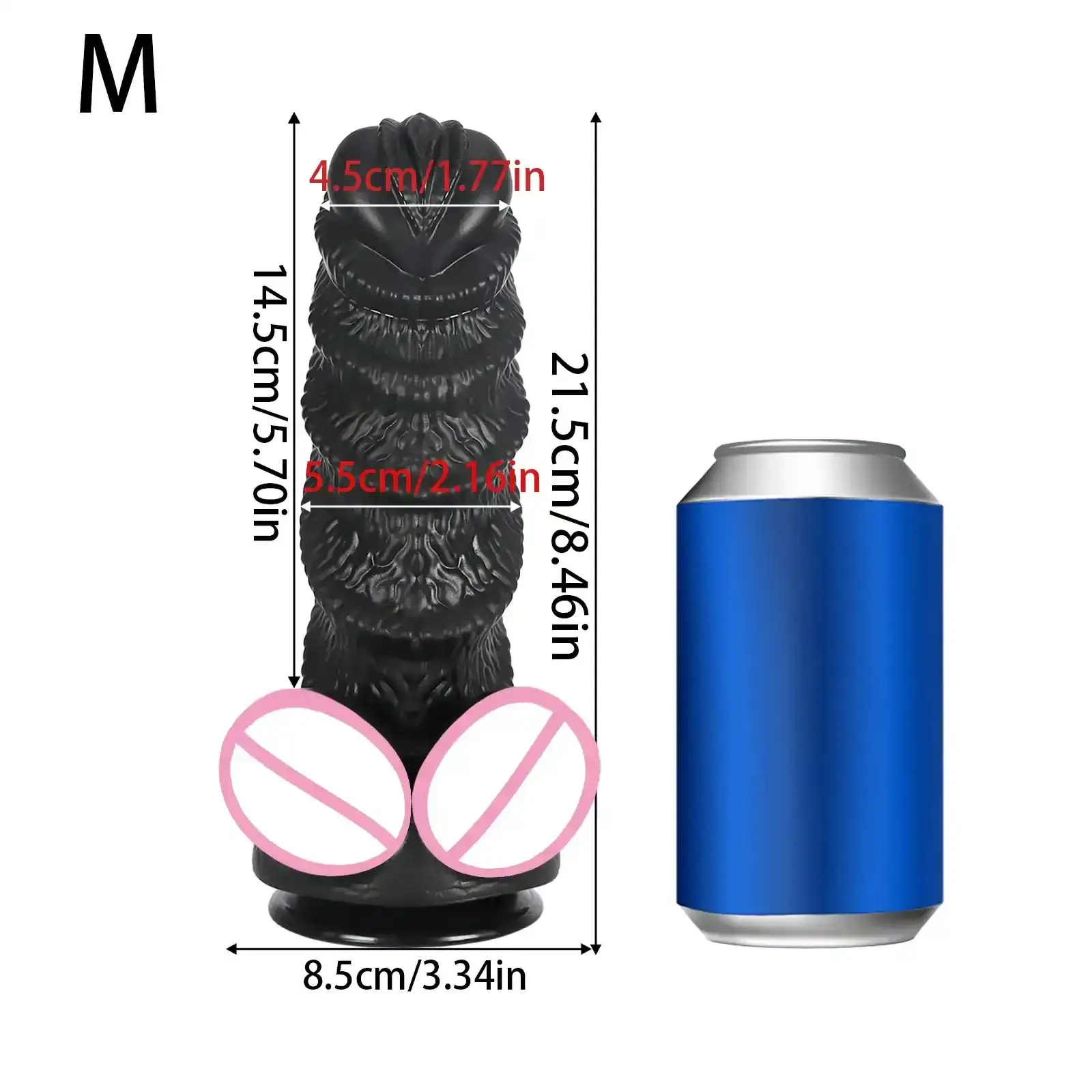 juguete sexual realista rojo silicona