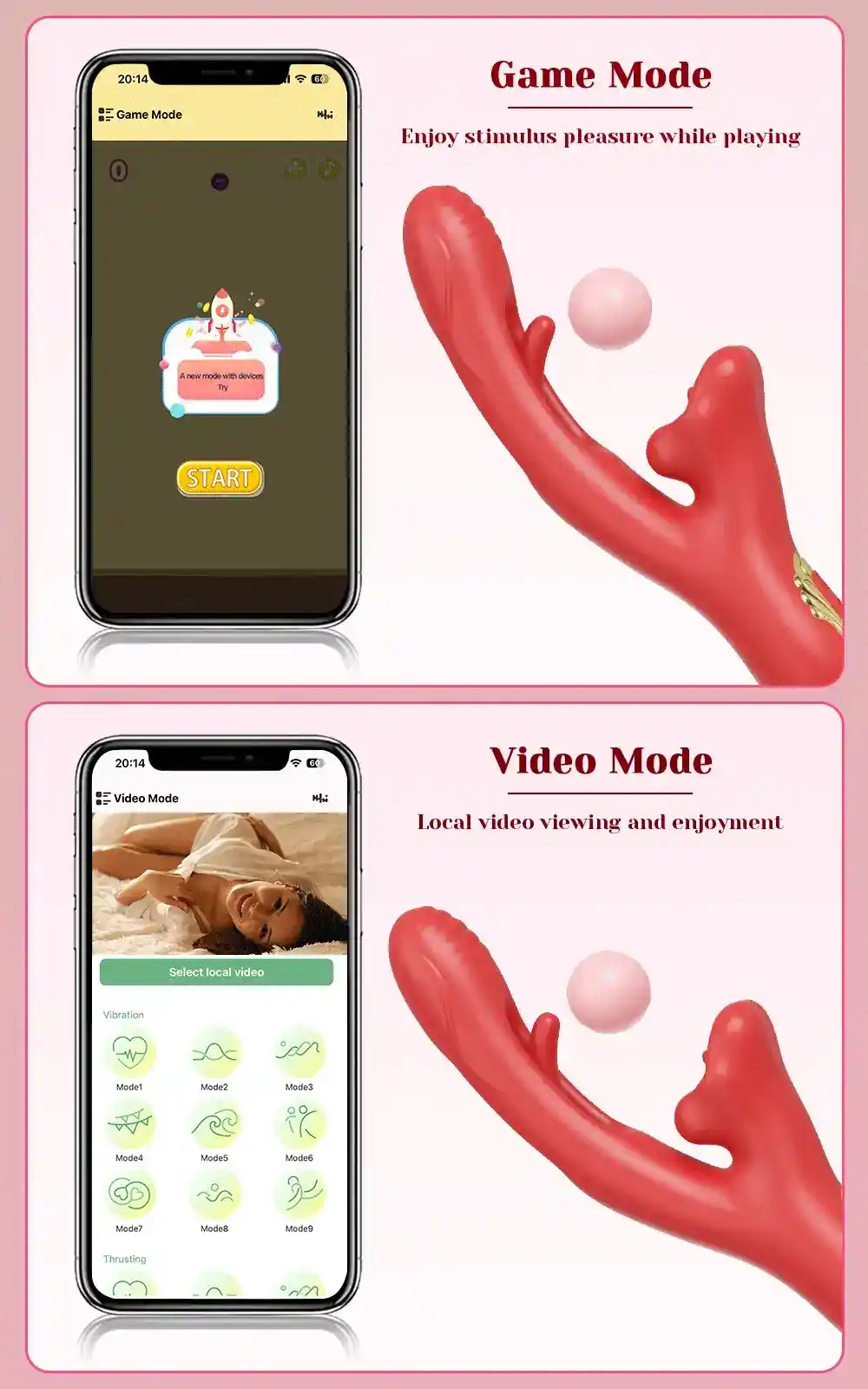 juguete sexual silicona app control