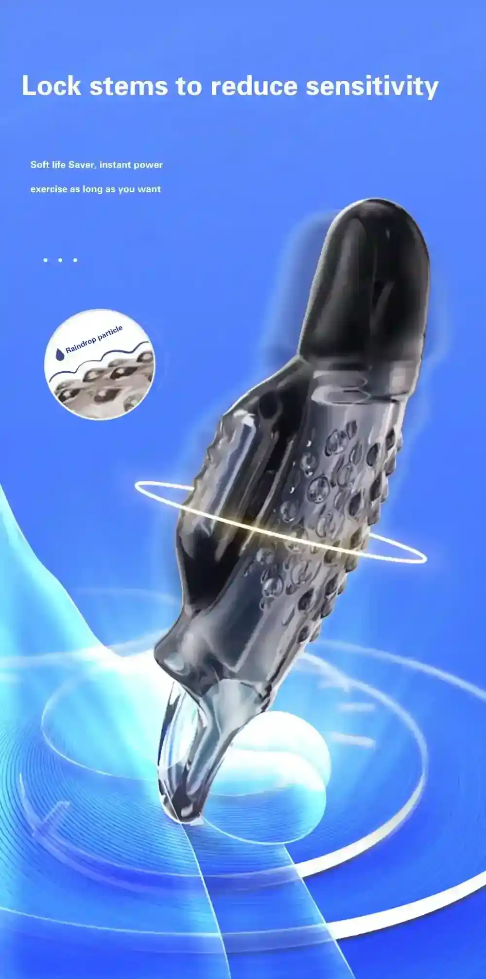 juguete sexual silicona con anillo pene