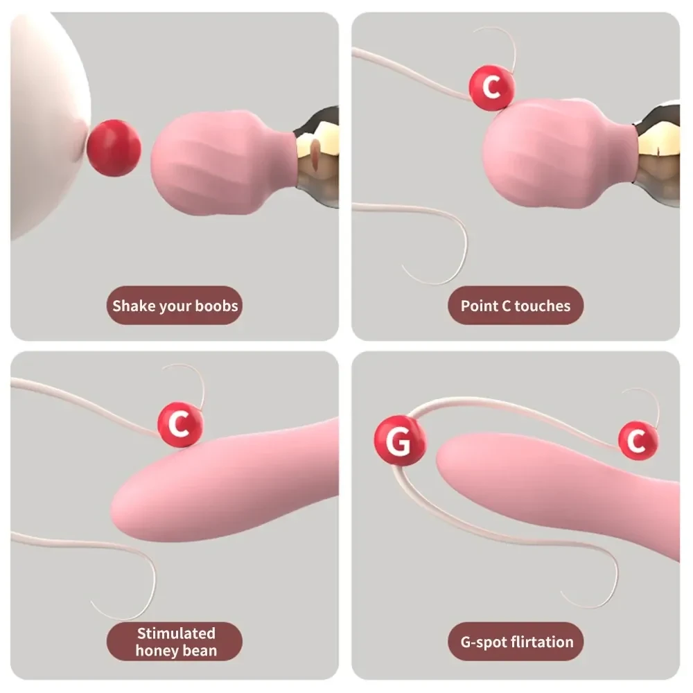 juguete sexual silicona rotatoria masaje profundo