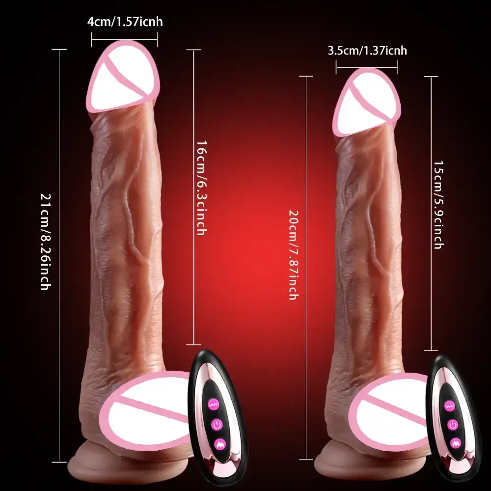 juguete sexual telescopico de 21cm de largo