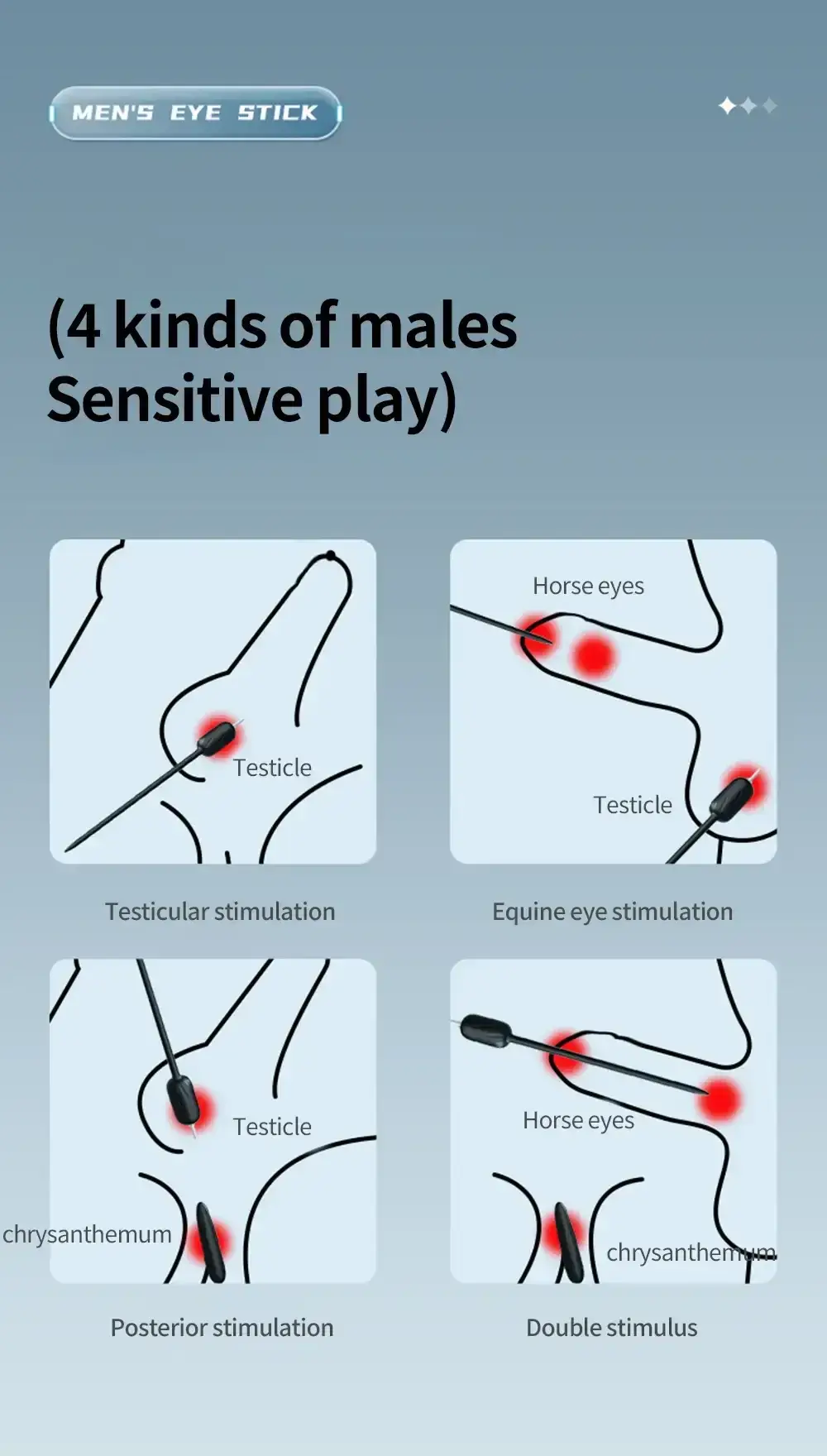 juguete sexual uretral con vibracion ergonomica