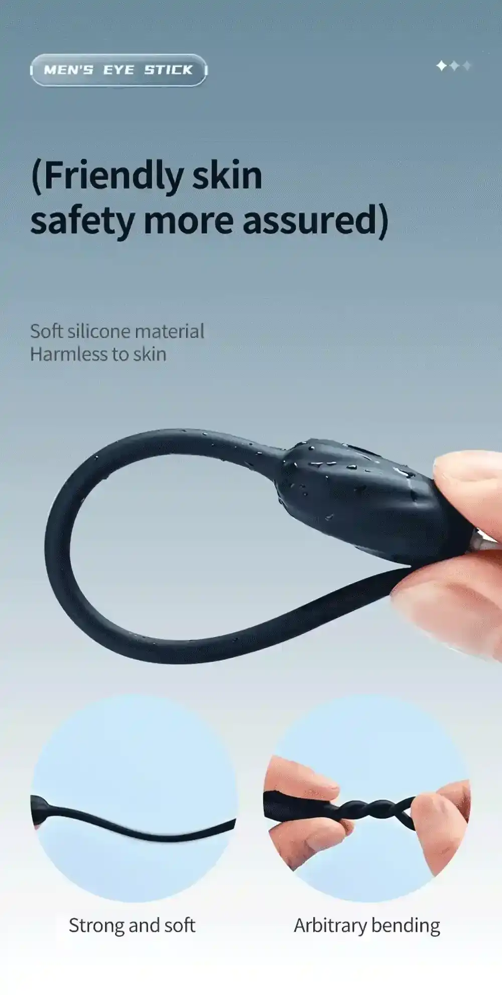 juguete sexual uretral con vibracion recargable usb