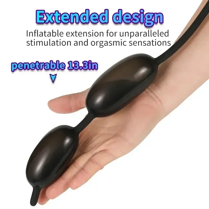 juguete sexual uretral inflable silicona