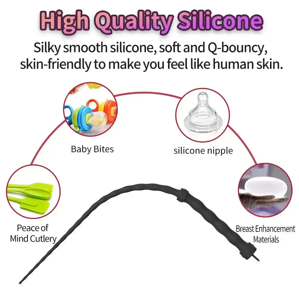 latigo bdsm mango ergonomico silicona