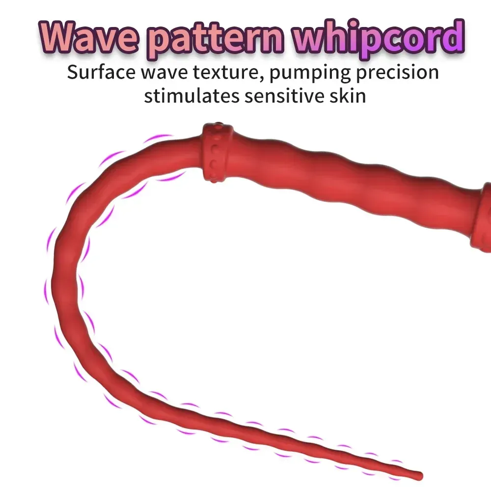 latigo erotico silicona suave 57cm