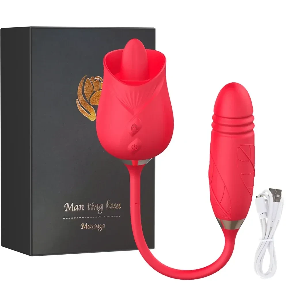 lengua vibradora para clitoris recargable