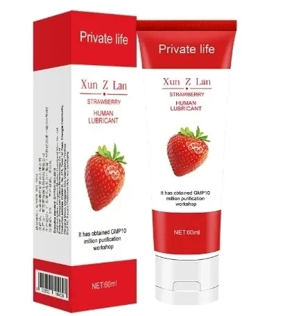 lubricante sabor fresa base agua