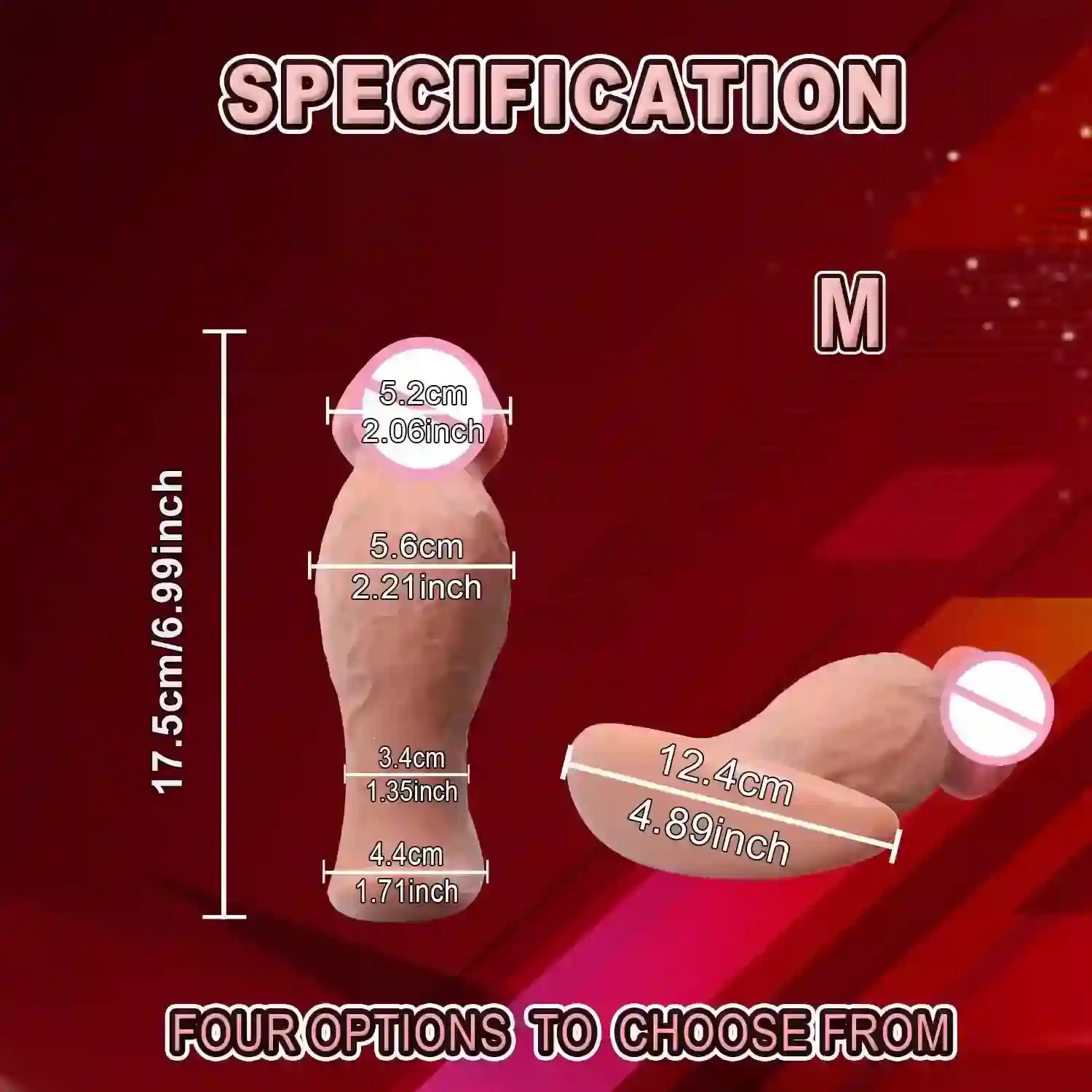 masaje prostatico silicona medica texturizado