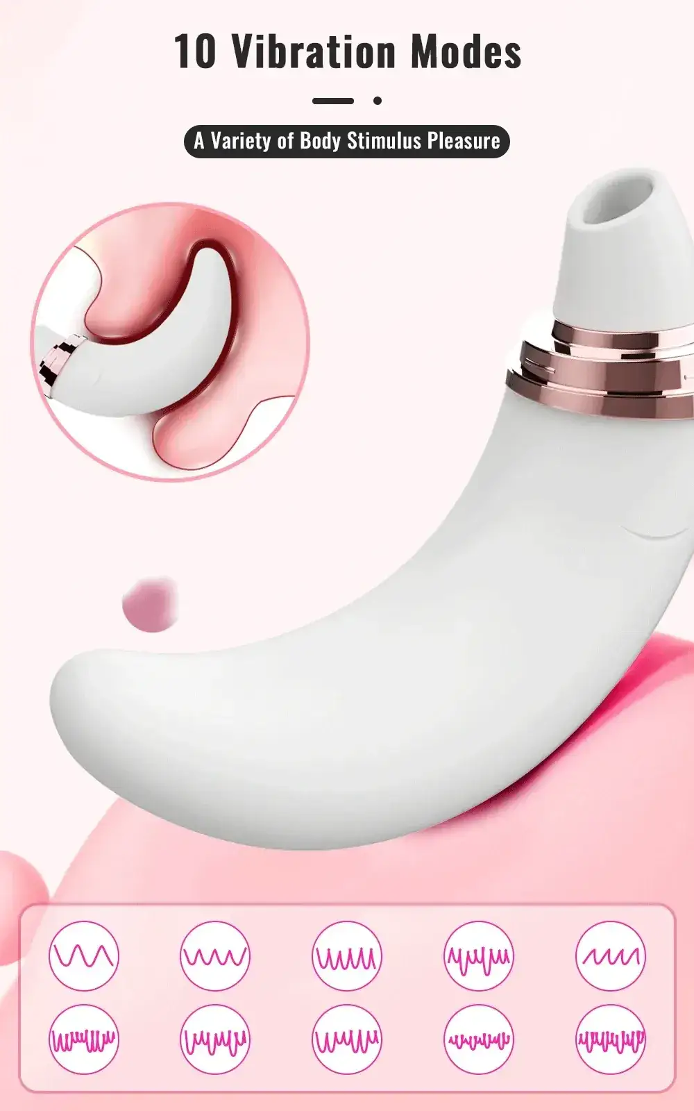 masajeador clitoris con vibracion potente