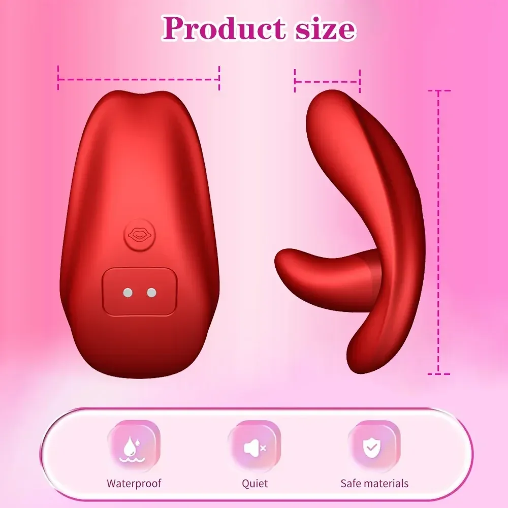 masajeador clitoris silicona modo lengua