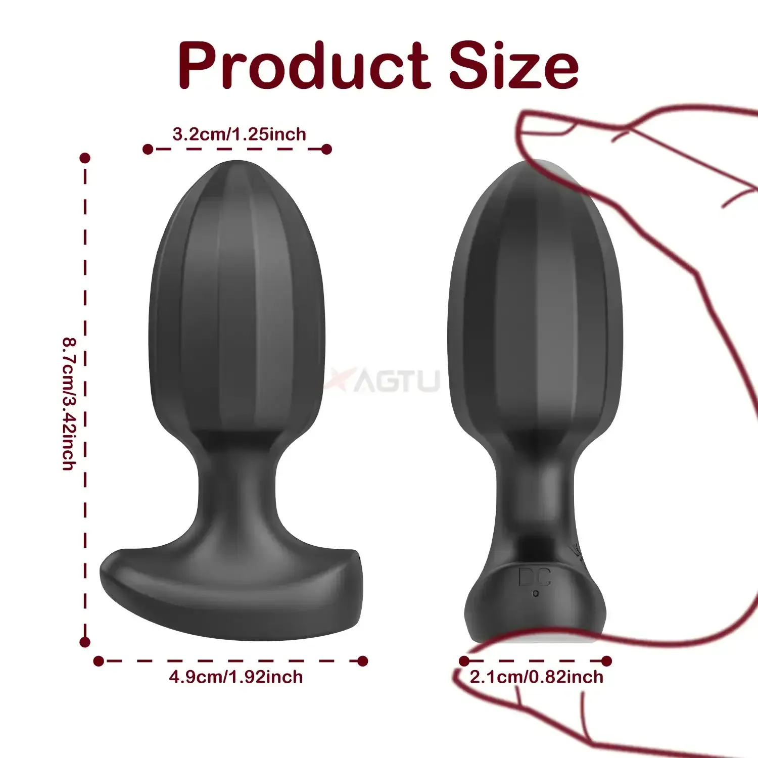 masajeador de prostata con app control