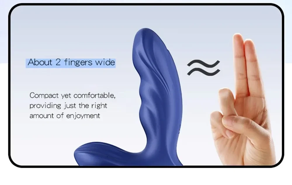 masajeador de prostata con app remoto
