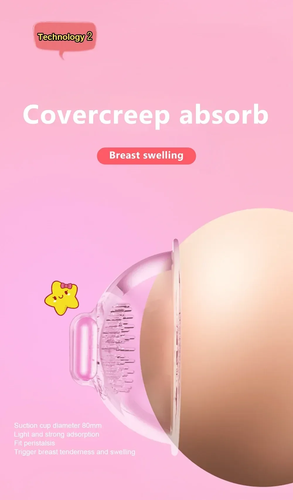 masajeador de senos con vibracion discreto