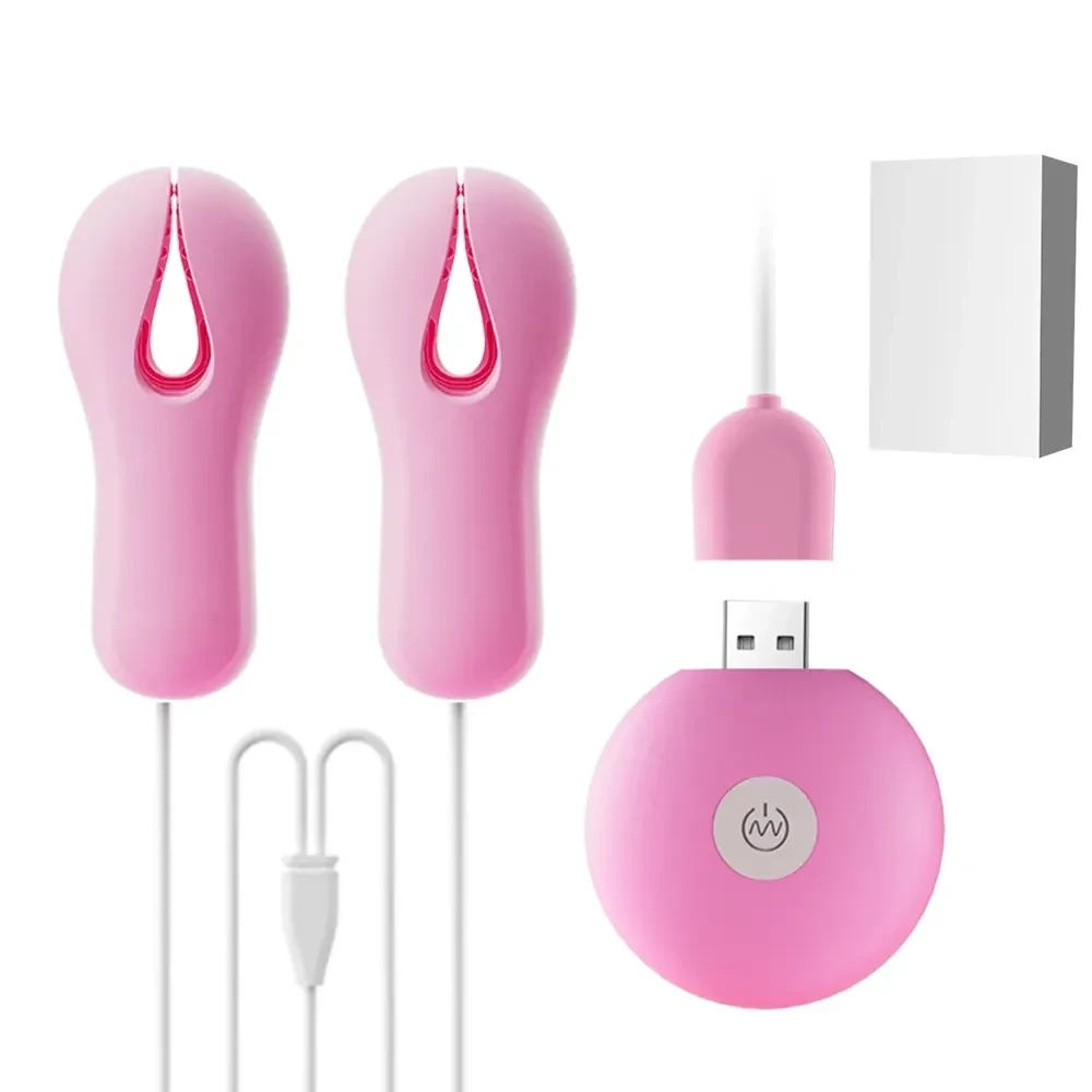 masajeador pezones doble vibracion ajustable