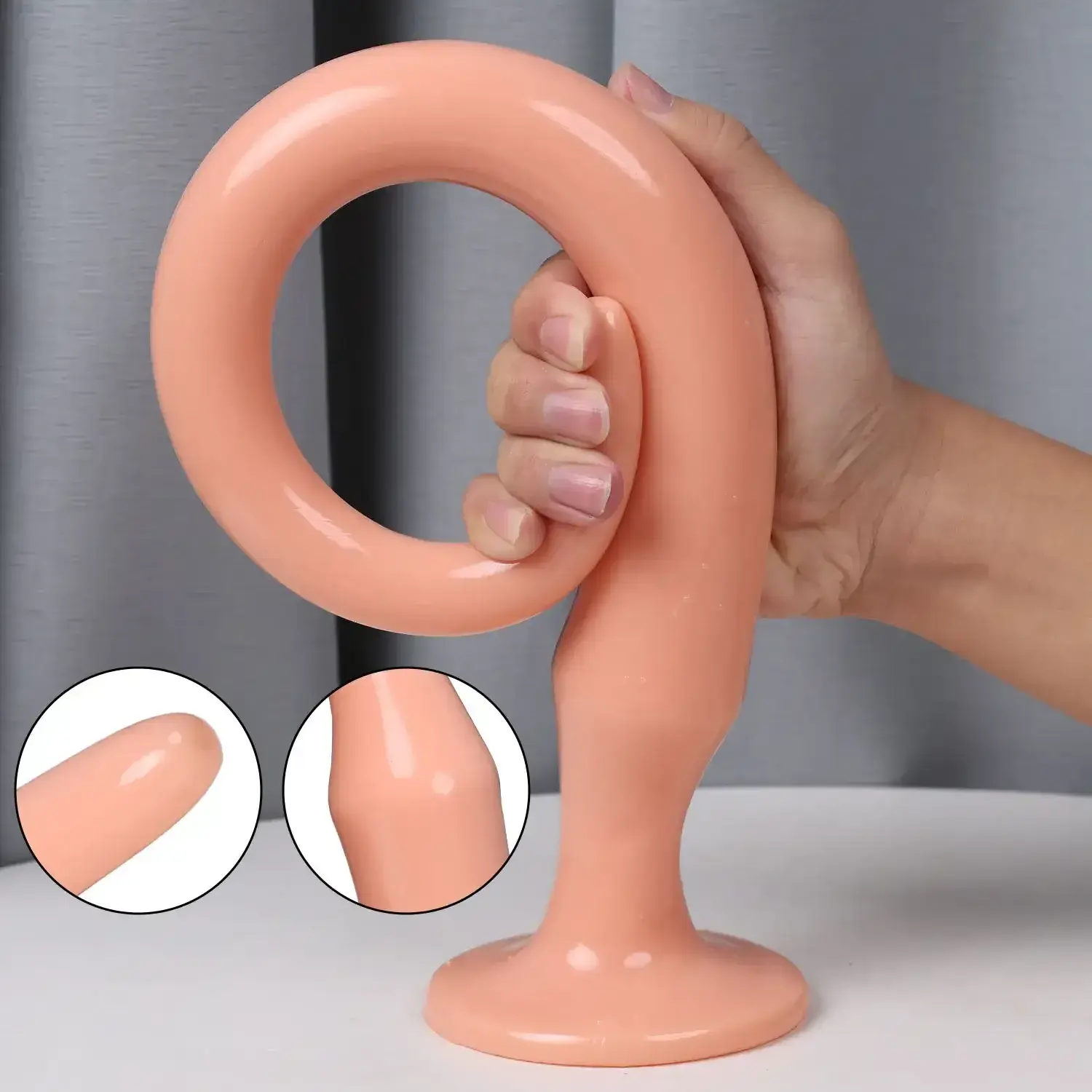 masajeador prostata ergonomico color carne
