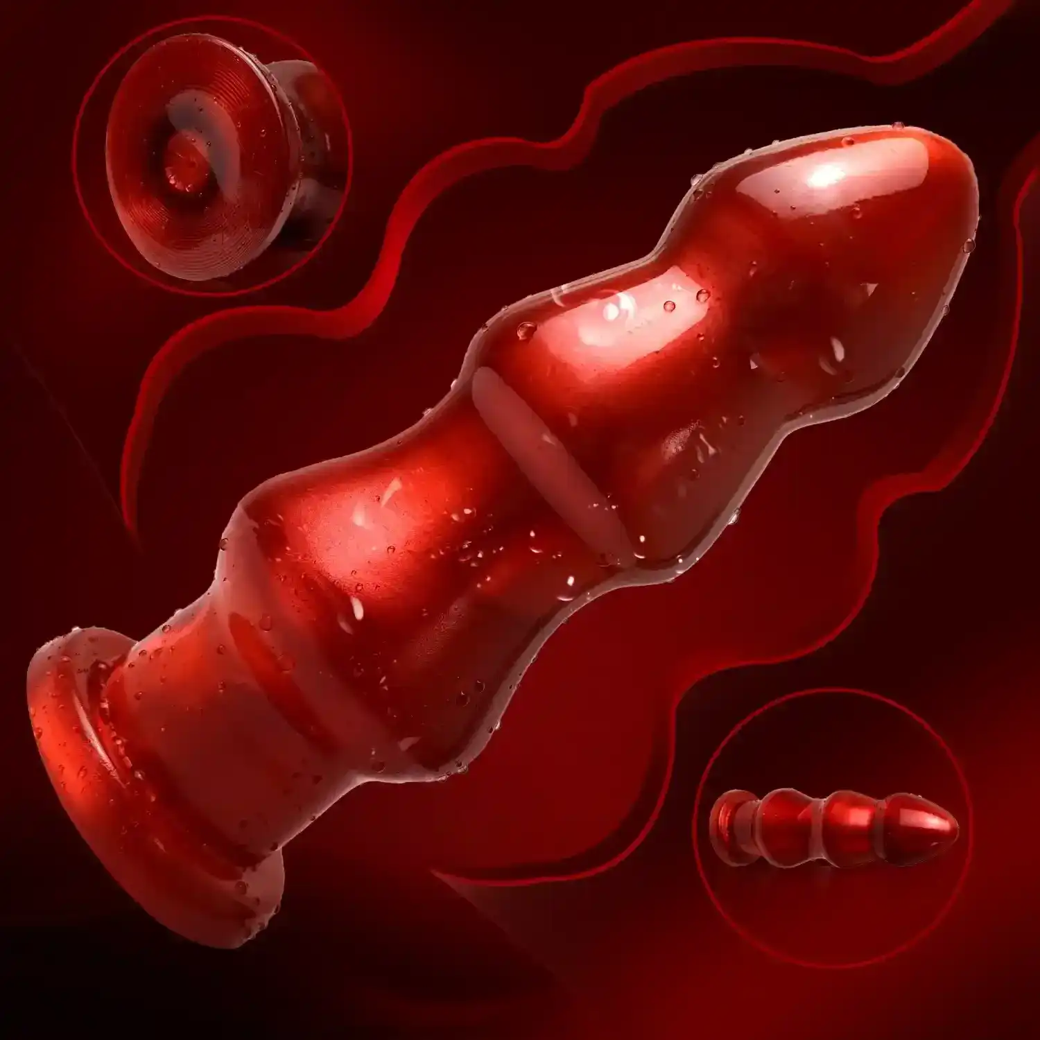 masajeador prostatico anal de pvc