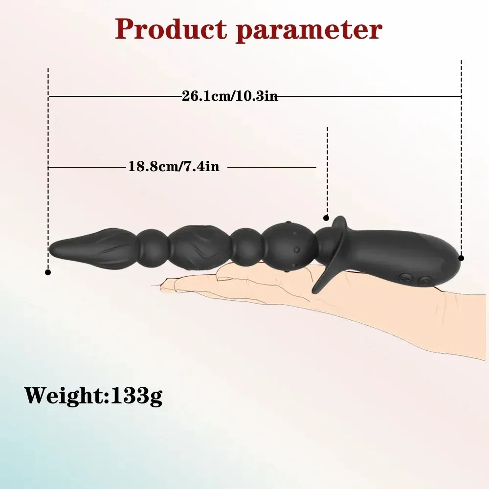 masajeador prostatico anal silicona suave