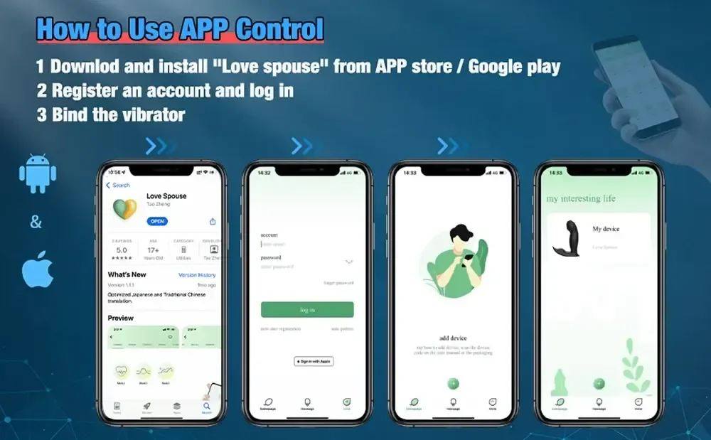 masajeador prostatico con control remoto