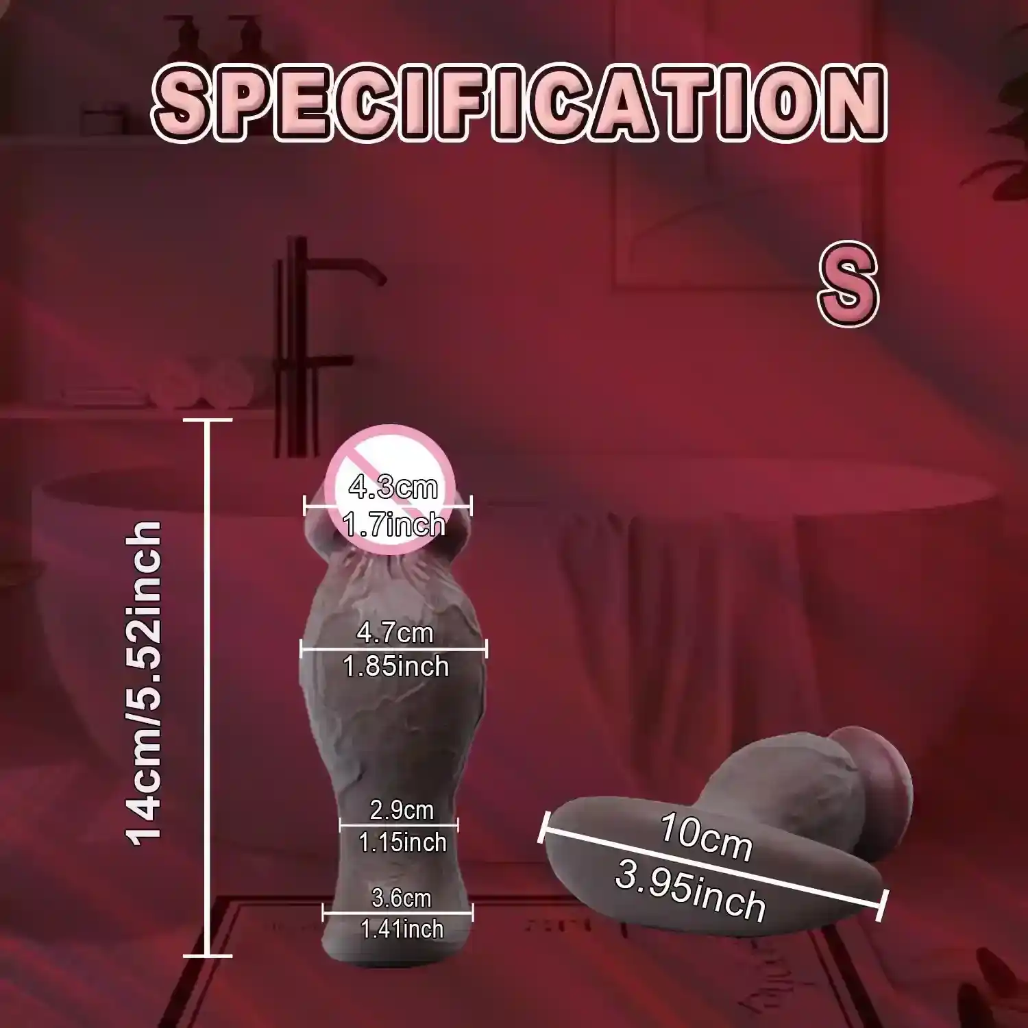 masajeador prostatico de silicona suave