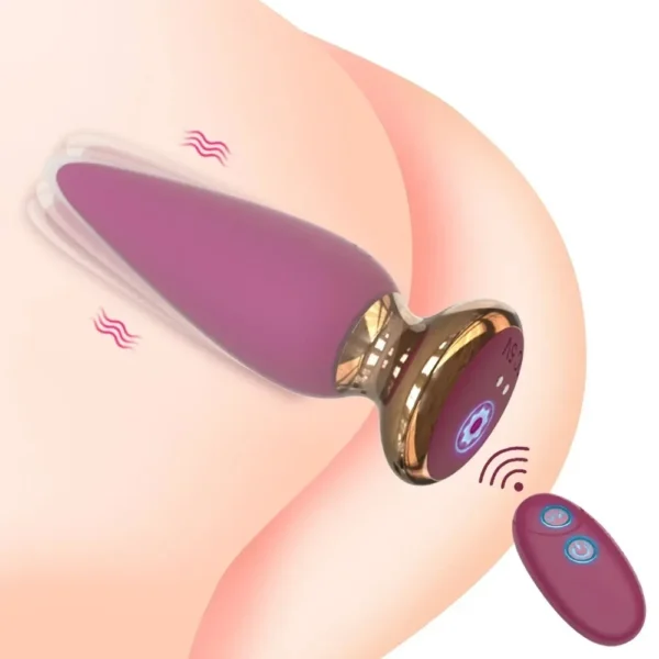 masajeador prostático inalámbrico y silencioso