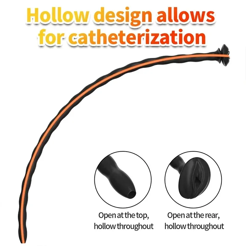 masajeador prostatico uretral silicona flexible