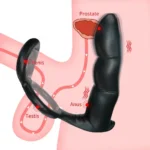 masajeador prostático vibrador tpe