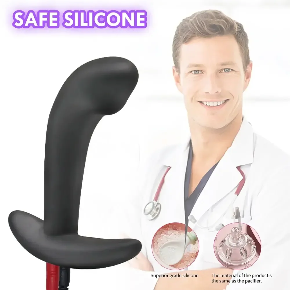 masajeador prostatico vibratorio con pulsos electricos