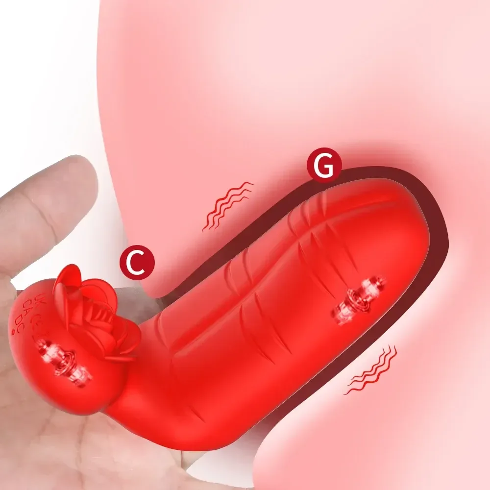 masajeador punto g doble motor