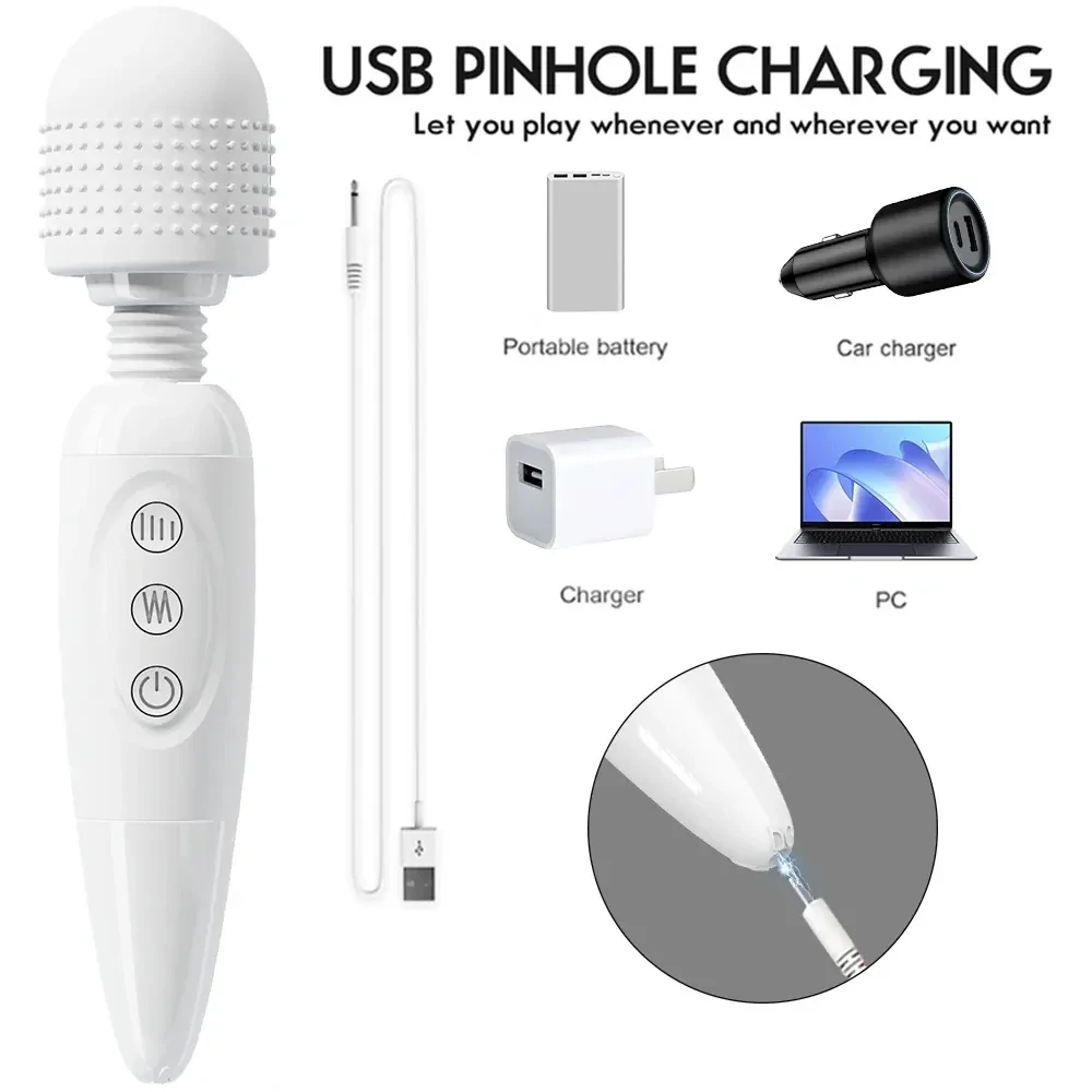 masajeador punto g rotatorio usb