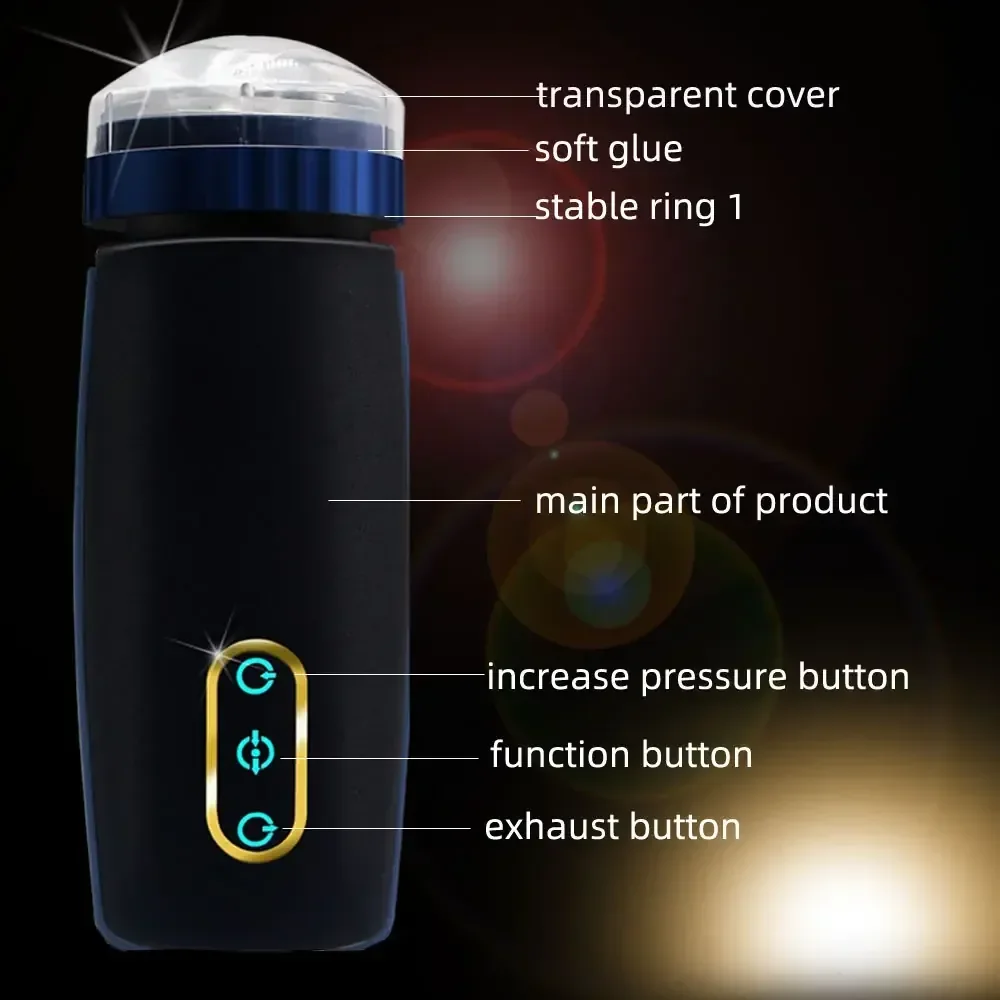 masturbador abs con control de presion