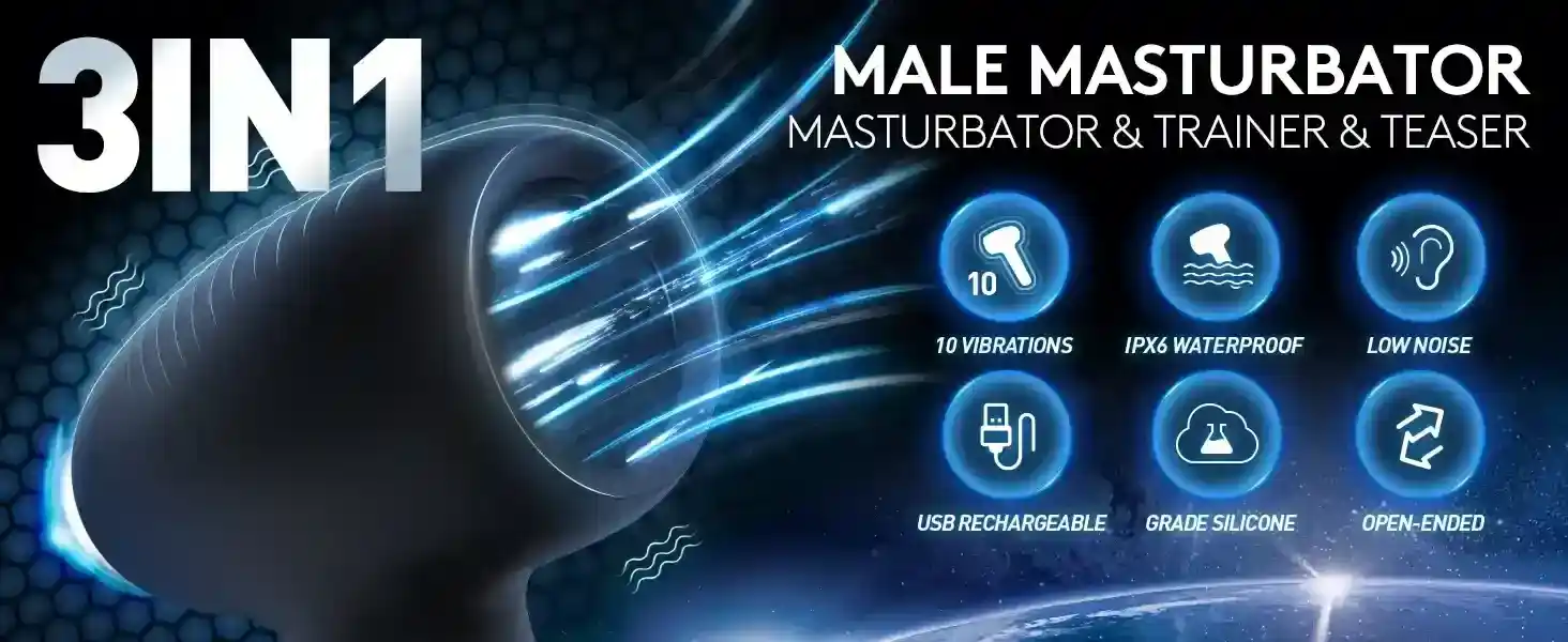 masturbador automatico con 10 modos