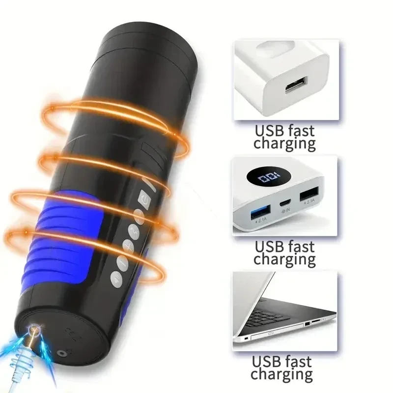 masturbador automatico con sonido y vibracion