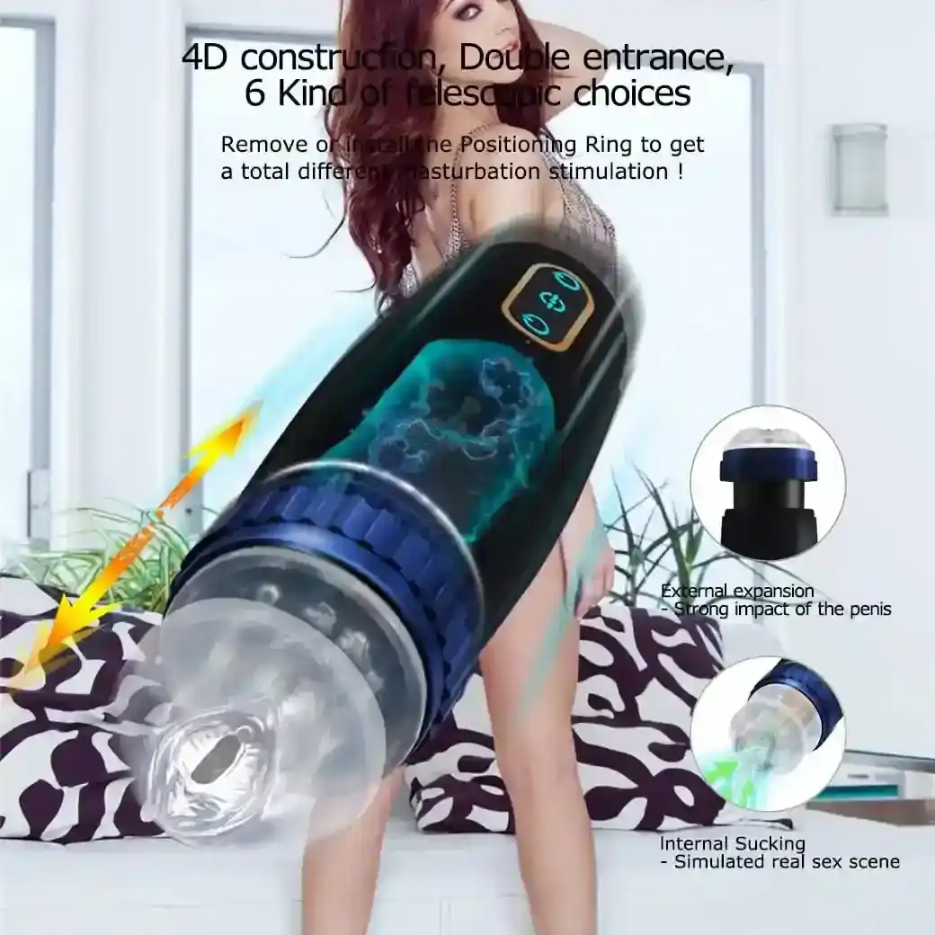 masturbador automatico tpe con vibracion